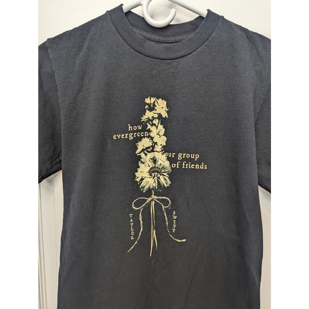 Taylor Swift Size S Evermore Shirt Rare How Evergreen Our Group Of Friends